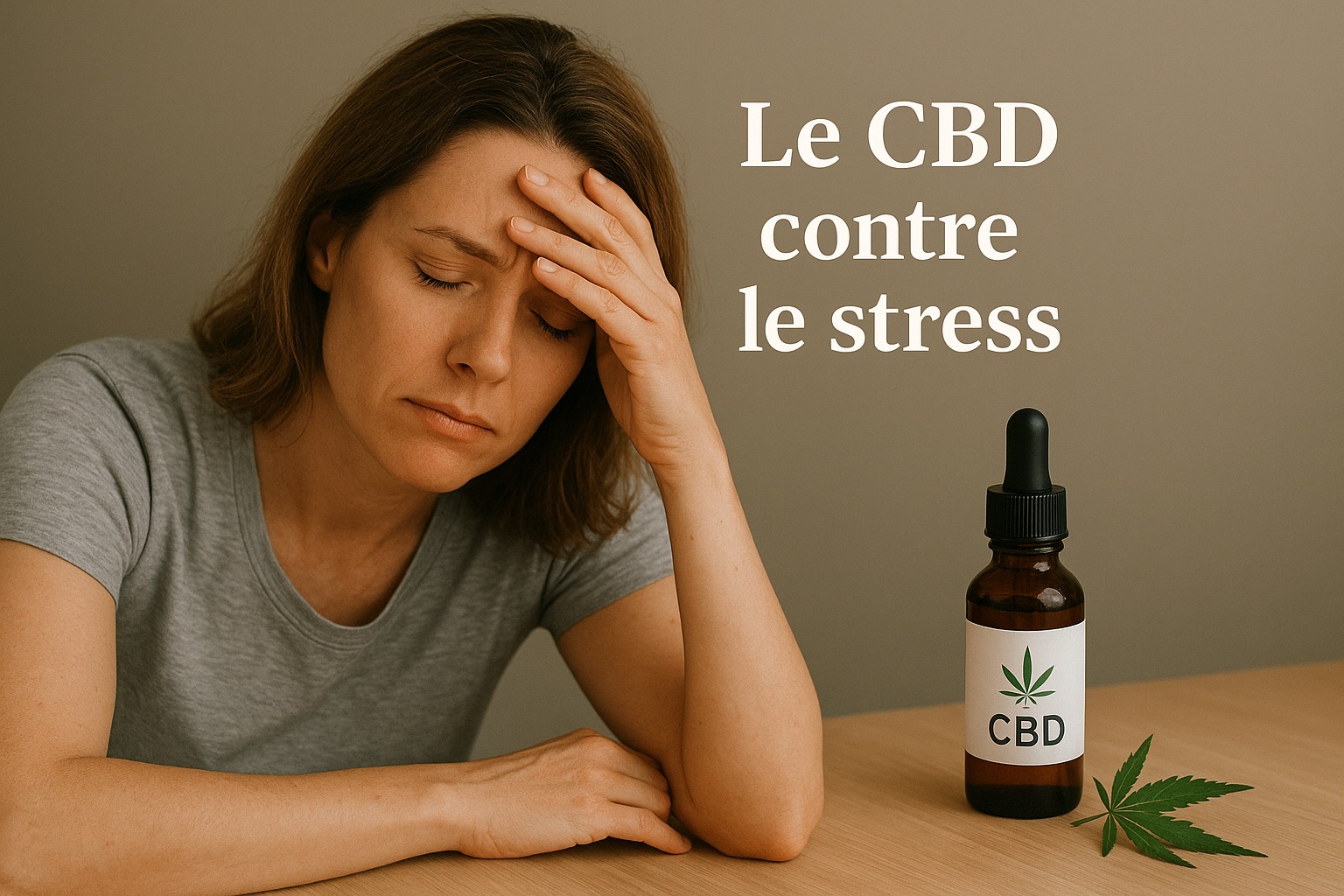 Le CBD contre le stress